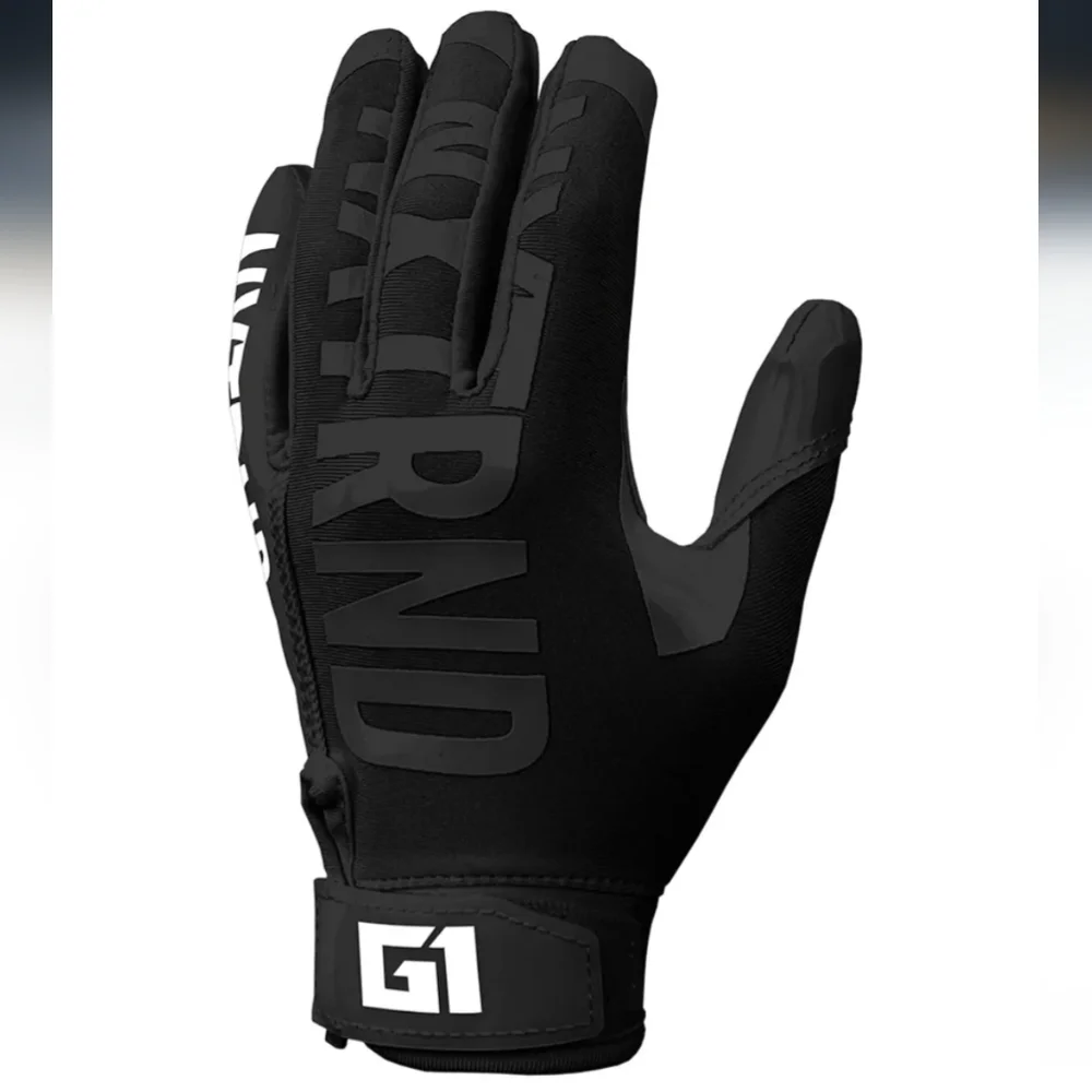 Black G1 Football Gloves NEW